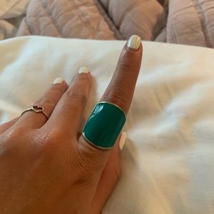 Jade Mesh Colorblock Ring from Charming Charlie